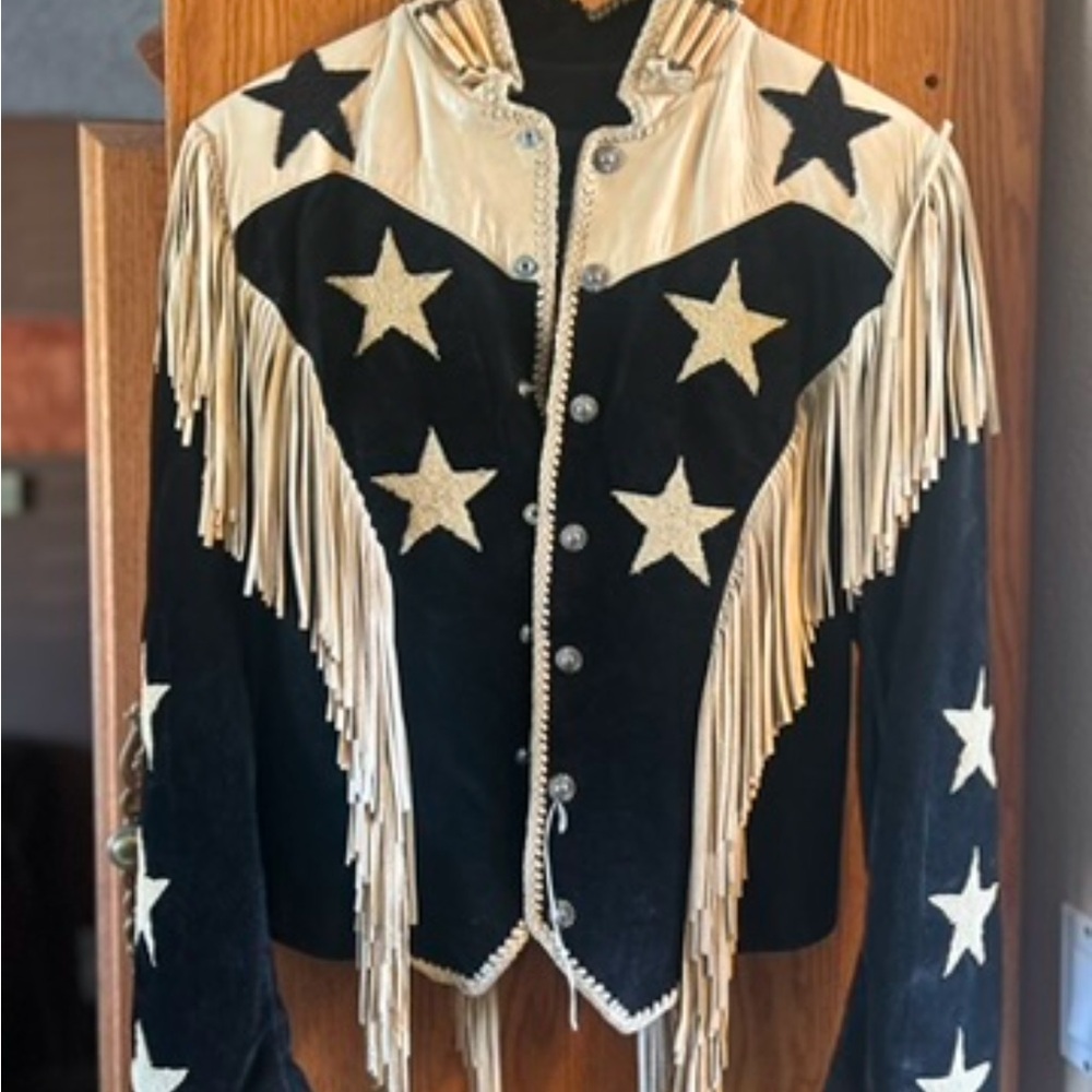 Star Suede Jacket in perfect condition